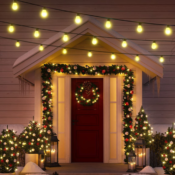 Get a beautiful Christmas patio lights display with this Govee WiFi Warm...
