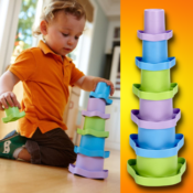 6-Piece Green Toys Stacking Cups Set $8.58 (Reg. $10.99) - FAB Gift Idea!