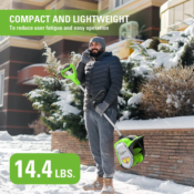 Today Only! Greenworks Snow Removal Tools $62.39 Shipped Free (Reg. $99)...