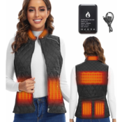 Heated Vest For Women + Battery Included $62.99 (Reg. $104.99) - Stand...
