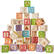 Kids’ Wooden ABC 40-Piece Block Set $16.99 (Reg. $24.99) - FAB Gift Idea!
