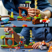 LEGO 1125-Piece Ideas Sonic The Hedgehog Green Hill Zone Building Set $64...