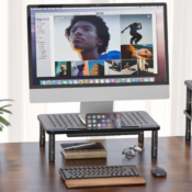 Monitor Stand with Adjustable Height $11.95 After Coupon (Reg. $20) - With...