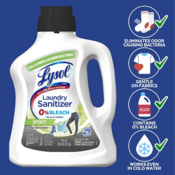 Lysol Sport Odor Eliminator Laundry Sanitizer, 90 Oz as low as $6.59 After...