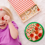 Melissa & Doug Wooden Pizza Play Food Set With 36 Toppings $15.59 (Reg....
