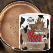 Augason Farms 67 Servings Morning Moo's Chocolate Low Fat Milk Alternative,...