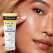 Neutrogena Sheer Zinc Oxide Dry-Touch Mineral Face SPF 50 Sunscreen Lotion...