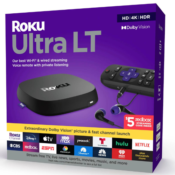 Roku Ultra LT Vision Streaming Device w/ Voice Remote $44.87 Shipped Free...