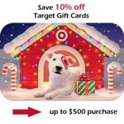 Save 10% off Target Gift Cards on December 3-4, 2022 (up to $500)