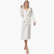 Save 20% on Women's Hooded Fleece Robes from $21.59 After Coupon (Reg....