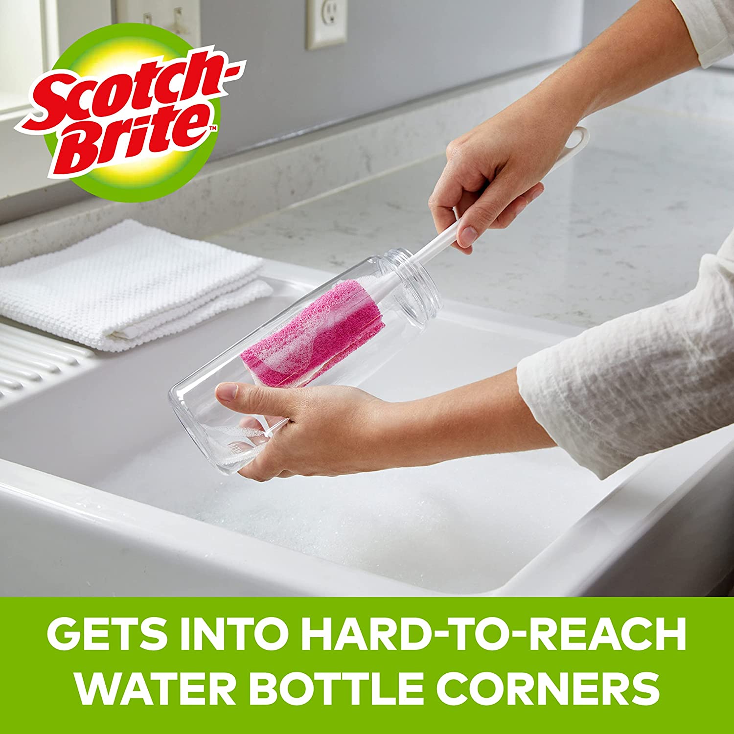 Scotch-Brite Water Bottle Scrubber $5 (Reg. $10.85) - Safe On Glass ...