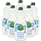 6-Pack Seventh Generation Liquid Dishwashing Soap as low as $13.53 After...