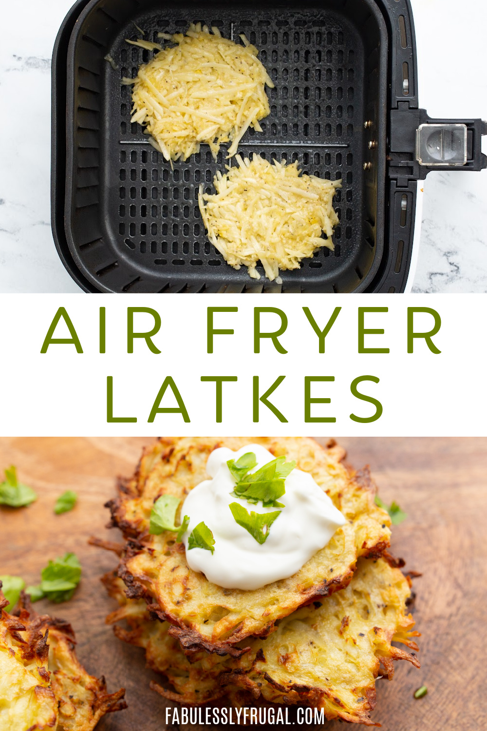 Air Fryer Latkes Recipes Fabulessly Frugal