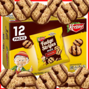 FOUR 12-Count Keebler On-The-Go Fudge Stripes Cookies as low as $3.99 EACH...