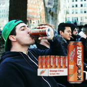 12-Pack Mountain Dew Kickstart Orange Citrus Caffeinated Juice Drink as...