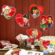 12 Pieces Vintage Valentines Day Cutouts $9.99 (Reg. $11) - 83¢/Cutout...
