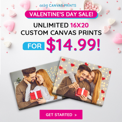 Easy Canvas Prints: Unlimited 16x20's for Only $14.99 Each to