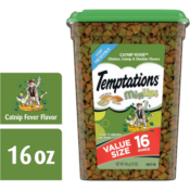16-Oz Temptations Crunchy & Soft Cat Treats as low as $4.79 After Coupon...