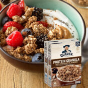 2-Pack Quaker Protein Granola, Oats Chocolate, & Almonds as low as...