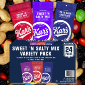 24-Count Kar's Nuts Variety Pack Sweet 'N Salty Sweet 'N Spicy Peanut Butter...