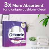 32-Count 325-Sheet Cottonelle Ultra Comfort Toilet Paper Family Mega...