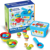 55-Piece Learning Resources Smart Scoops Math Activity Set $14.54 (Reg....