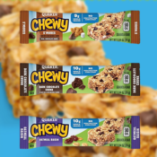 58-Count Quaker Chewy Granola Bars, 3 Flavor Back to School Variety Pack...