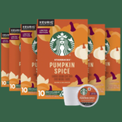60-Count Starbucks Keurig K-Cup Pumpkin Spice Coffee Pods $23.70 (Reg....