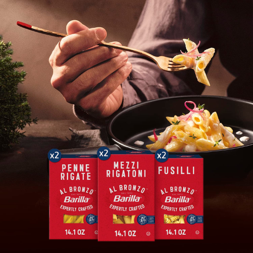 6 Variety Pack Barilla Al Bronzo Pasta as low as $ Shipped Free (Reg.  $) - $/  Oz Box - Penne Rigate, Mezzi Rigatoni, & Fusilli! -  Fabulessly Frugal