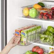 8-Pieces BPA Free Refrigerator Organizer Plastic Bins $21.99 (Reg. $30.68)...