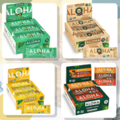 Today Only! Aloha Moment Organic Plant Based Protein Bars from $17.28 (Reg....