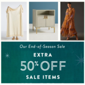 Anthropologie's Winter Tag Sale is Still Here - Take an extra 50% off All...