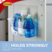 Command Large Clear Caddy with 4 Indoor Strips $6.79 (Reg. $9.77) - Holds...