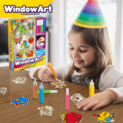 Creative Kids Window Paint Art Stickers Kit $9.99 (Reg. $18.98) - 4K+ FAB...
