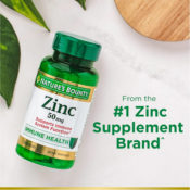 FOUR Bottles of 100-Count Nature's Bounty Zinc Caplets as low as $2.04...