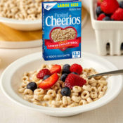 FOUR Boxes Cheerios Frosted Breakfast Cereal, Frosted Cheerios, 13.5 oz...