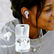 JLab JBuds Air Executive True Wireless In-Ear Headphones, White $24.50...