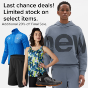 Joe's New Balance Outlet: Final sale - Take a further 20% off on limited...