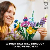 LEGO Icons 939-Piece Wildflower Bouquet Building Set for Adults $59.99...