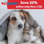 Petsmart Sitewide Savings: 20% Off Online Only!