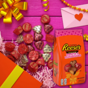 REESE’S Miniatures and Hearts Milk Chocolate Peanut Butter Candy, 23.75...