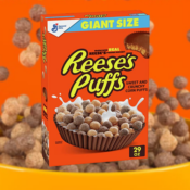 FOUR Reese's 29 oz Puffs Breakfast Cereal as low as $4.24 EACH Shipped...