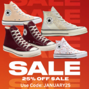 Save 25% on Converse When You Use Code