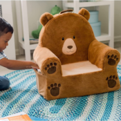 Soft Landing Sweet Seats Premium Bear Chair $39.99 Shipped Free (Reg. $70)...