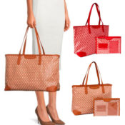 Time and Tru Tote & Pouch Set $14 (Reg. $25) - 5 Colors, Great Valentine’s...
