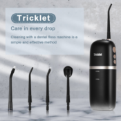 Tricklet USB IPX7 Cordless Water Dental Flosser $24.24 (Reg. $37) -  With...