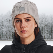Under Armour womens Halftime Cable Knit Beanie $10.48 After Coupon (Reg....