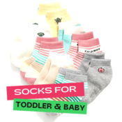 Unisex 8-Pack Ankle Socks for Toddler & Baby $2.97 (Reg. $12.99) -...