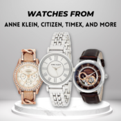 Watches from Anne Klein, Citizen, Timex, and more from $24.66 (Reg. $30.15)...