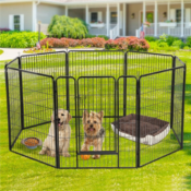 Create a safe and secure play area for your furry friend with this Yaheetech...